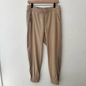 Athleta Women’s Brooklyn Textured Jogger with Windowpane Print Size 10